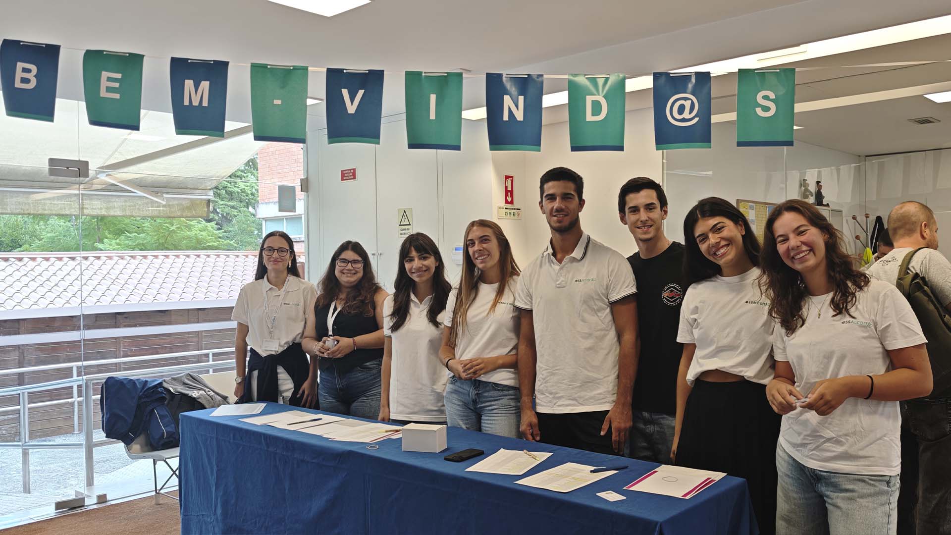 Acolhimento novos alunos ESSALCOITÃO dá as boas-vindas aos novos alunos